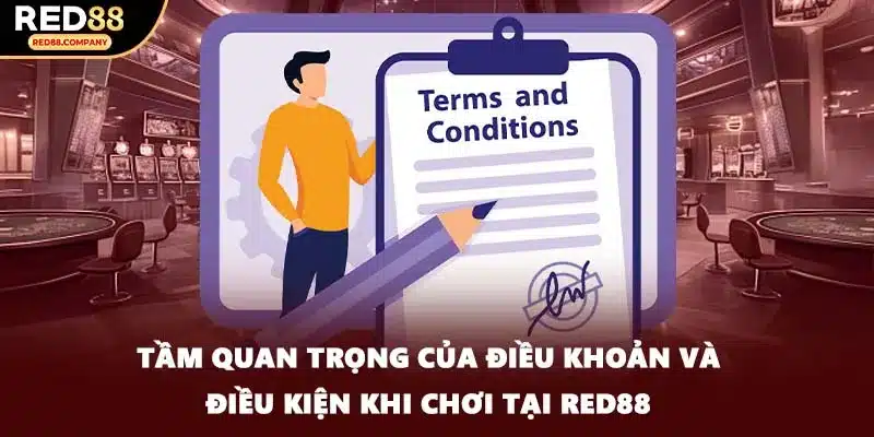 Tầm quan trọng của điều khoản và điều kiện khi chơi tại RED88