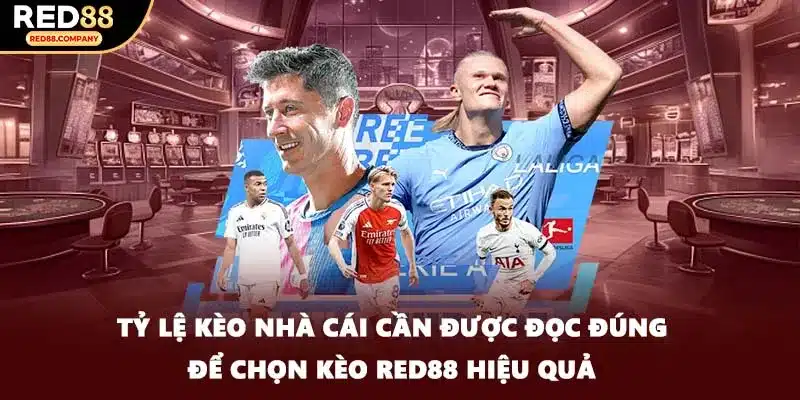 Tỷ lệ kèo nhà cái cần được đọc đúng để chọn kèo RED88 hiệu quả